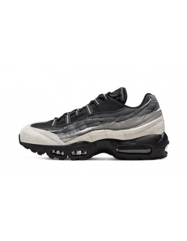 Air Max 95 Comme Des Garçons Black Grey brillant des détails fins