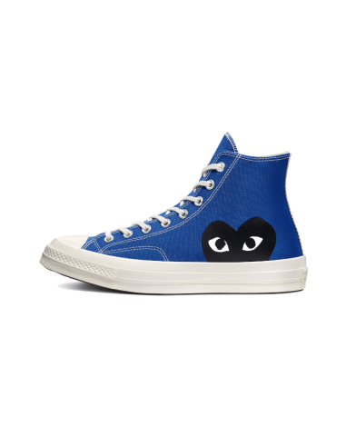 Chuck Taylor All-Star 70s Hi Comme des Garçons Play Blue Quartz solde