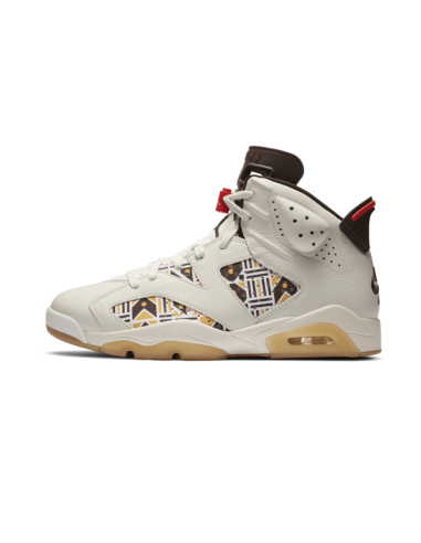 Air Jordan 6 Retro Quai 54 Sail Brown (2020) français