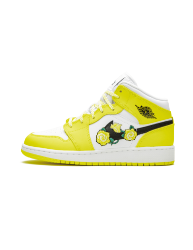 Air Jordan 1 Mid Dynamic Yellow 2024