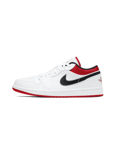 Air Jordan 1 Low White University Red Black Par le système avancé 