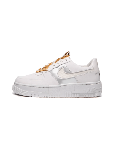 Air Force 1 Low Pixel Grey Gold Chain Vous souhaitez 