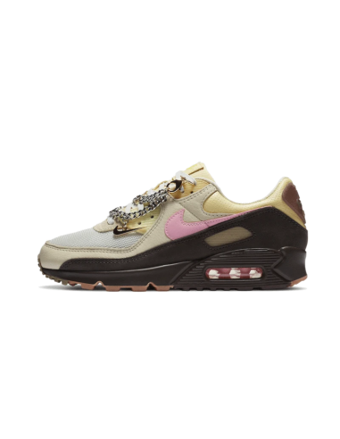 Air Max 90 Cuban Link Velvet Brown rembourrage situé sous