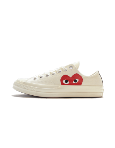 Chuck Taylor All-Star 70s Ox Comme des Garçons PLAY White Faites des économies