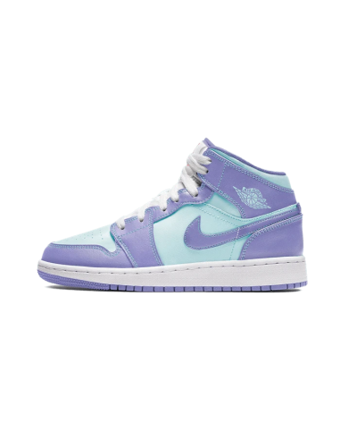 Air Jordan 1 Mid Purple Aqua Paris Déstockage Promo