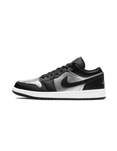 Air Jordan 1 Low SE Black Metallic Silver 2023