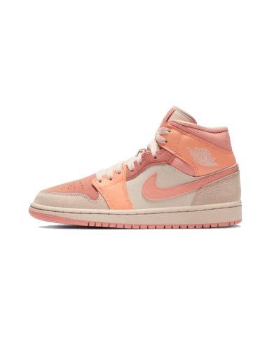 Air Jordan 1 Mid Apricot Orange est présent 