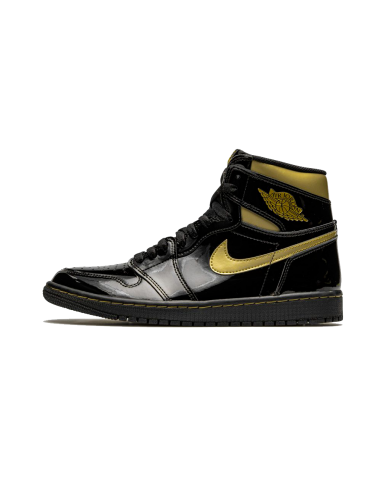 Air Jordan 1 High Black Metallic Gold de technologie