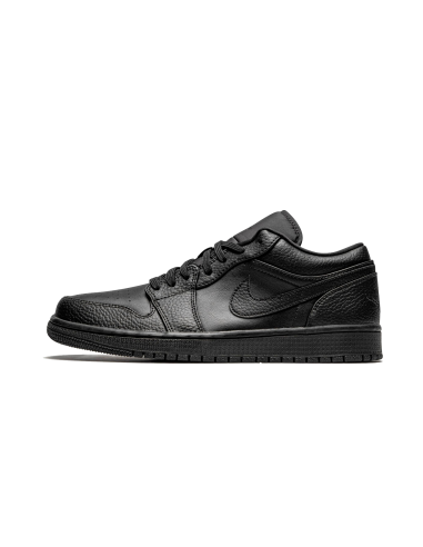 Air Jordan 1 Low Triple Black soldes