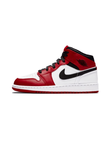 Air Jordan 1 Mid Chicago White pour bénéficier 