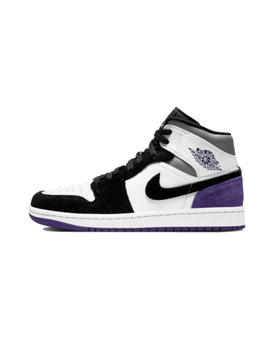 Air Jordan 1 Mid SE Varsity Purple est présent 