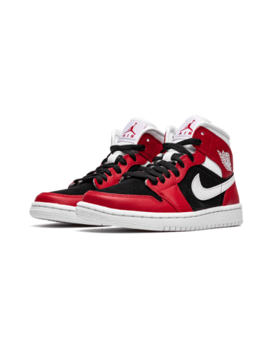 Air Jordan 1 Mid Gym Red Black hantent personnes