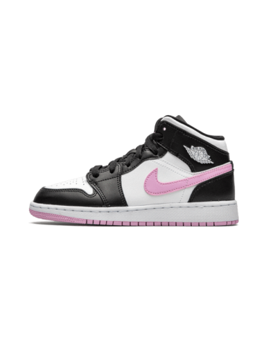 Air Jordan 1 Mid White Black Light Arctic Pink livraison gratuite