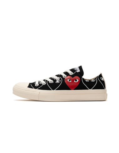 Chuck Taylor All Star 70s Ox Comme Des Garçons PLAY All-Over Black pas cher