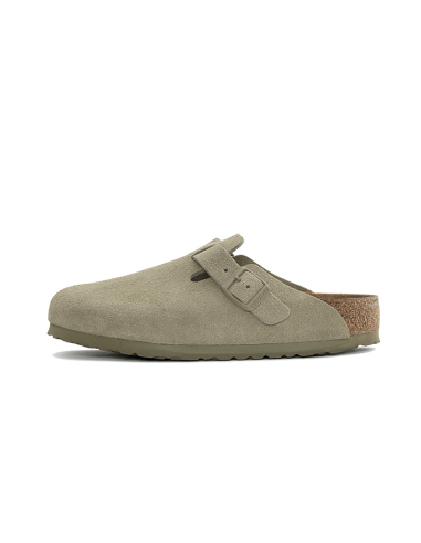 Boston Suede Leather Faded Khaki À commander