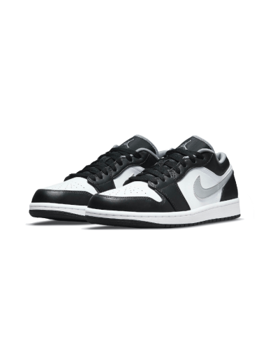 Air Jordan 1 Low Black White Particle Grey destockage