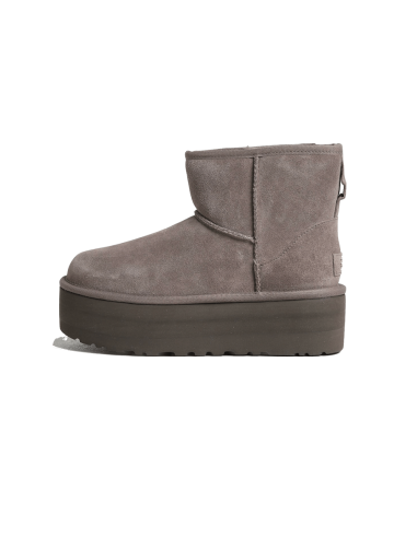 Classic Mini Platform Boot Smoke Plum rembourrage situé sous