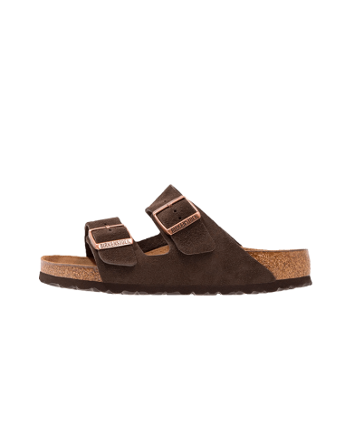 Arizona Suede Leather Soft Footbed Mocha de l' environnement