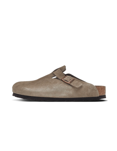 Boston Soft Footbed Suede Taupe Les magasins à Paris et en Île-de-France