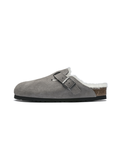 Boston Shearling Suede Stone Coin de technologie