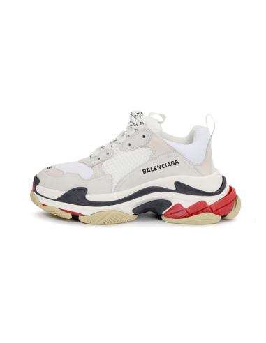 Triple S White Black Red À commander