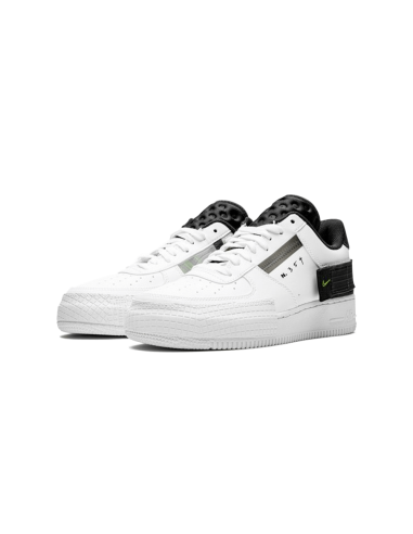 Air Force 1 Low Drop Type White Black Volt Dans la société mordern