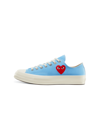 Chuck Taylor All-Star 70s Ox Comme des Garçons PLAY Bright Blue Fin de série