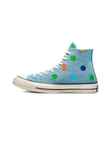 Chuck Taylor All-Star 70s Hi Golf Wang Denim Polka Dots Voir les baskets