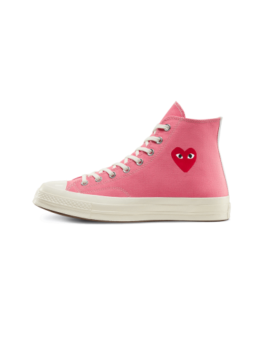 Chuck Taylor All-Star 70s Hi Comme des Garçons PLAY Bright Pink ouvre sa boutique